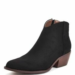 Nuheel® Nuheel Suede Ankle Boots Thick Heeled Boots Bootie Platform Boots For Women 11