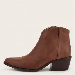 Nuheel® Ankle & Bootie Nuheel Microfiber Ankle Boots Thick Heeled Boots Bootie Platform Boots For Women 11