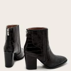 Nuheel® Nuheel Imitation Crocodile Leather Ankle Boots Thick Heel Heeled Boots Chelsea Boots Woman 19 Nuheel® Nuheel Imitation Crocodile Leather Ankle Boots Thick Heel Heeled Boots Chelsea Boots Woman