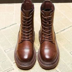 Nuheel® Ankle & Bootie Nuheel Leather Ankle Boots Women Keep Warm Chelsea Boots Plus Velvet Snow Boots