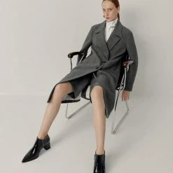 Nuheel® Nuheel Leather Booties For Women Ankle Boots Designer Booties Black 11 Ankle & Bootie