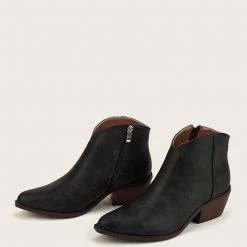 Nuheel® Ankle & Bootie Nuheel Microfiber Ankle Boots Thick Heeled Boots Bootie Platform Boots For Women 11