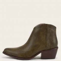 Nuheel® Ankle & Bootie Nuheel Microfiber Ankle Boots Thick Heeled Boots Bootie Platform Boots For Women 11