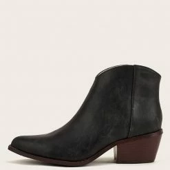 Nuheel® Ankle & Bootie Nuheel Microfiber Ankle Boots Thick Heeled Boots Bootie Platform Boots For Women 11