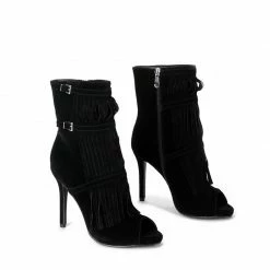 Nuheel® Woman NUHEEL Royal Blue Boots Womens Tassel Zipper Fashion High Heels