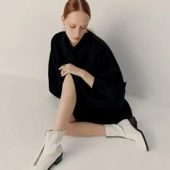 Nuheel® Nuheel Zipper Mid-Tube Platform Thick Heel Fashion Booties For Women