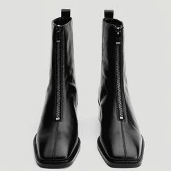 Nuheel® Nuheel Zipper Mid-Tube Platform Thick Heel Fashion Booties For Women