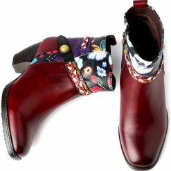 Nuheel® Womens Winter Boots Ankle Boots Low Block Heel Squre Toe Comfort Boots