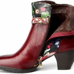 Nuheel® Womens Winter Boots Ankle Boots Low Block Heel Squre Toe Comfort Boots