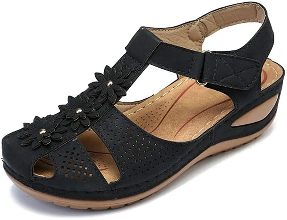 Nuheel® Woman Women's Summer Wedge Sandals Bohemian Beach Gladiator Shoes 11 Nuheel® Woman Women's Summer Wedge Sandals Bohemian Beach Gladiator Shoes