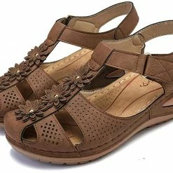 Nuheel® Woman Women's Summer Wedge Sandals Bohemian Beach Gladiator Shoes