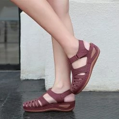 Nuheel® Women's Summer Beach Wedge Sandals Bohemia Flip-Flop