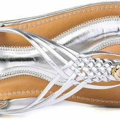 Nuheel® Ladies Sandals Summer Beach Flip Flops Elastic T-Strap Flat Sandals