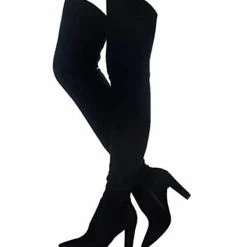 Nuheel® Nuheel Thigh High Boots Women Over The Knee Boots Stretch Suede High Heel