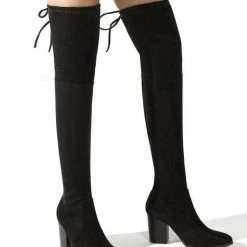 Nuheel® Nuheel Suede Thigh High Boots Stretch Knee High Boots Over The Knee Boots For Women Woman