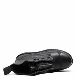 Nuheel® Nuheel Cowhide Platform Boots For Women Front Zipper Combat Boots Black Boots 10 Ankle & Bootie 15 Nuheel® Nuheel Cowhide Platform Boots For Women Front Zipper Combat Boots Black Boots 10 Ankle & Bootie