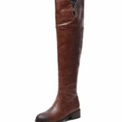 Nuheel® Nuheel High Knee Boots For Women Plus Size Designer Black Boots 13.5 High Boots