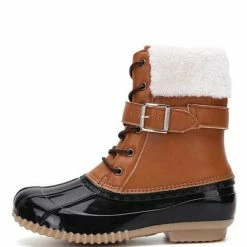 Nuheel® High Boots Nuheel Plus Velvet Snow Boots Women Waterproof Duck Boots Warm Rain Boots Winter Boots