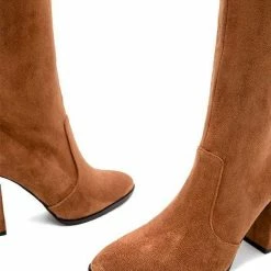 Nuheel® Nuheel Suede Knee High Boots Thick Heel Side Zipper Black Boots For Women Heeled Boots Woman 16 Nuheel® Nuheel Suede Knee High Boots Thick Heel Side Zipper Black Boots For Women Heeled Boots Woman