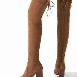 Nuheel® Nuheel Suede Thigh High Boots Stretch Knee High Boots Over The Knee Boots For Women Woman