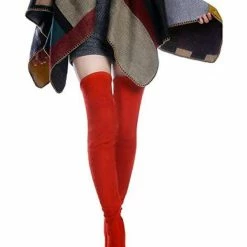 Nuheel® Nuheel Thigh High Boots Women Over The Knee Boots Stretch Suede High Heel 31 Nuheel® Nuheel Thigh High Boots Women Over The Knee Boots Stretch Suede High Heel