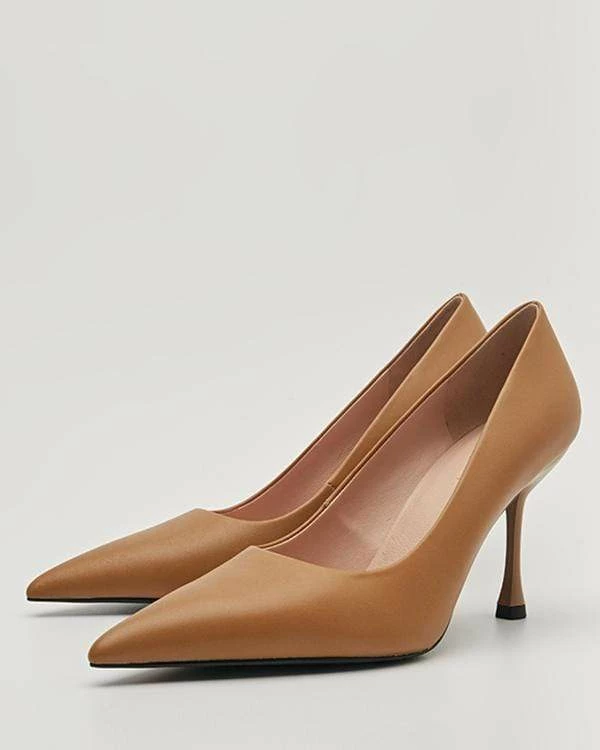 Nuheel® Nuheel Leather Stilettos Black Heels Pumps Shoes Designer Shoes 11 4 Nuheel® Nuheel Leather Stilettos Black Heels Pumps Shoes Designer Shoes 11