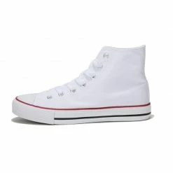 Nuheel® Men High Top Canvas Sneakers Lace Up Classic Casual Flat Walking Shoes