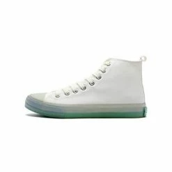 Nuheel® Nuheel Woman High Top Canvas Sneakers Lace Up Fashion Jelly Sole Canvas Shoes Casual Flat Walking Shoes 16 Nuheel® Nuheel Woman High Top Canvas Sneakers Lace Up Fashion Jelly Sole Canvas Shoes Casual Flat Walking Shoes