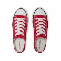 Nuheel® Men High Top Canvas Sneakers Lace Up Classic Casual Flat Walking Shoes