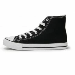 Nuheel® Men High Top Canvas Sneakers Lace Up Classic Casual Flat Walking Shoes