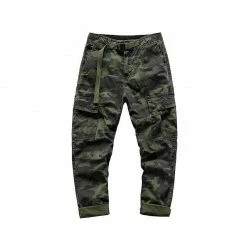 Nuheel® NUHEEL Cargo Pants High Waisted Pocket Tactical Joggin Military Straight Slim Fit For Women
