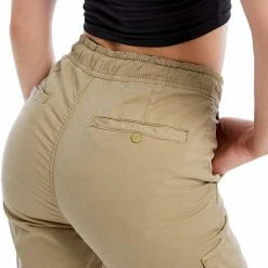 Nuheel® NUHEEL Cargo Pants High Waisted Pocket Tactical Joggin Military Straight Slim Fit For Women