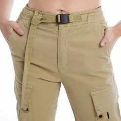 Nuheel® NUHEEL Cargo Pants High Waisted Pocket Tactical Joggin Military Straight Slim Fit For Women