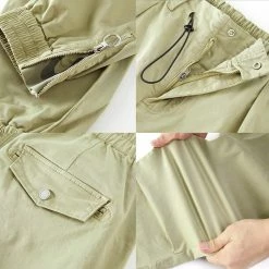 Nuheel® Man NUHEEL Men's Tapered Cargo Pants Slim Fit Jogger Pant Casual Drawstring Trousers