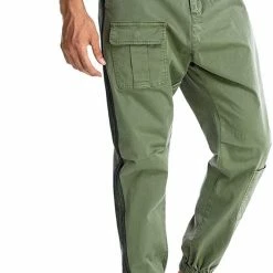 Nuheel® Man NUHEEL Men's Tapered Cargo Pants Slim Fit Jogger Pant Casual Drawstring Trousers