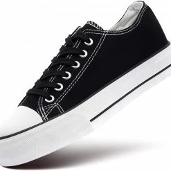 Nuheel® Woman Women's Trend Leopard Canvas Sneakers Low Top Flatform Shoes 34 Nuheel® Woman Women's Trend Leopard Canvas Sneakers Low Top Flatform Shoes