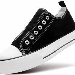 Nuheel Woman Womens Canvas Sneakers Slip Casual Shoes