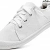 Nuheel® Women's Low Top Canvas Sneakers Slip On Soft Casual Shoes White Stripe Tie Dye Fashion Sneakers For Women