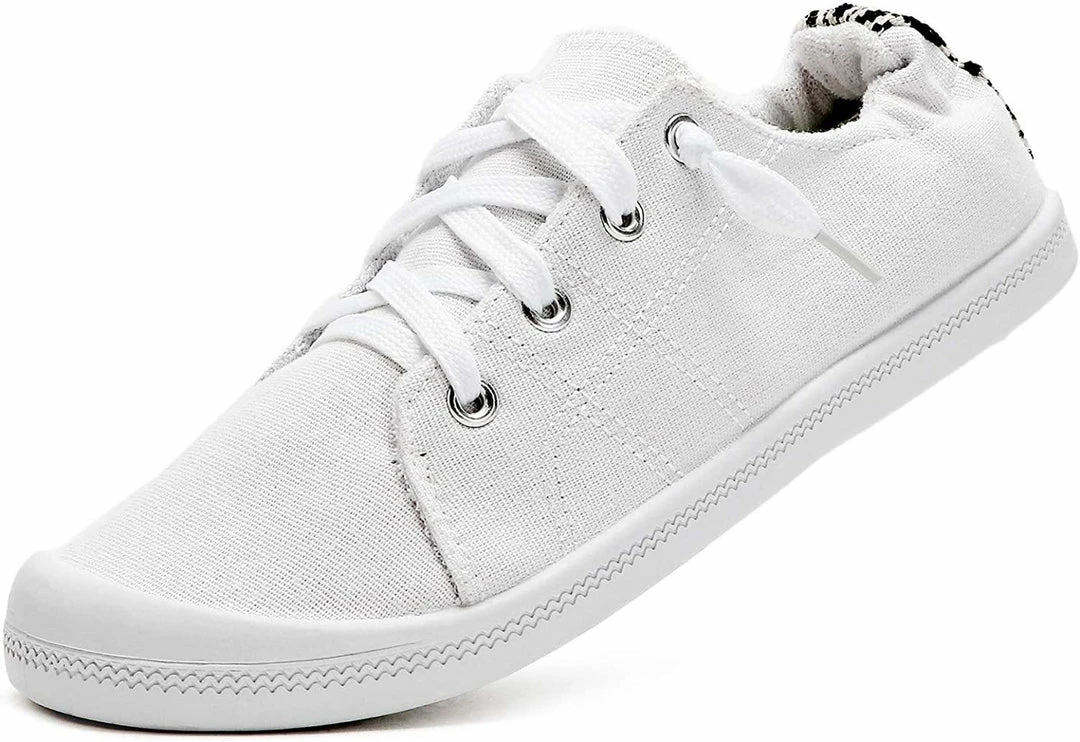 Nuheel® Women's Low Top Canvas Sneakers Slip On Soft Casual Shoes White Stripe Tie Dye Fashion Sneakers For Women 3 Nuheel® Women's Low Top Canvas Sneakers Slip On Soft Casual Shoes White Stripe Tie Dye Fashion Sneakers For Women