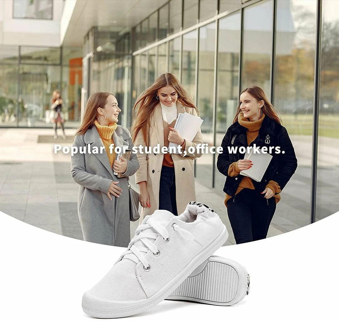 Nuheel® Women's Low Top Canvas Sneakers Slip On Soft Casual Shoes White Stripe Tie Dye Fashion Sneakers For Women 7 Nuheel® Women's Low Top Canvas Sneakers Slip On Soft Casual Shoes White Stripe Tie Dye Fashion Sneakers For Women