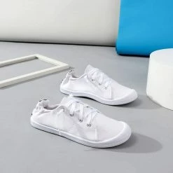 Nuheel® Women's Low Top Canvas Sneakers Slip On Soft Casual Shoes White Stripe Tie Dye Fashion Sneakers For Women 20 Nuheel® Women's Low Top Canvas Sneakers Slip On Soft Casual Shoes White Stripe Tie Dye Fashion Sneakers For Women