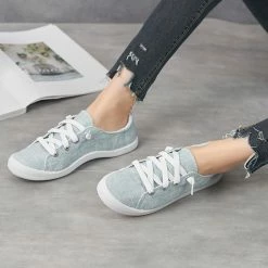 Nuheel® Women's Low Top Canvas Sneakers Slip On Soft Casual Shoes White Stripe Tie Dye Fashion Sneakers For Women 25 Nuheel® Women's Low Top Canvas Sneakers Slip On Soft Casual Shoes White Stripe Tie Dye Fashion Sneakers For Women