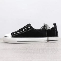 Nuheel Woman Womens Canvas Sneakers Slip Casual Shoes