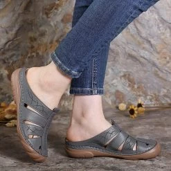 Nuheel® Clogs For Womens Sandals Ladies Mule Clogs Slippers Shoes Summer Woman