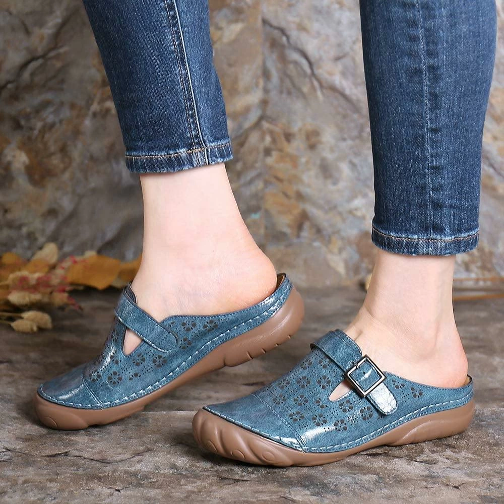 Nuheel® Clogs For Womens Summer Sandals Ladies Mule Clogs Backless Slippers Woman 15 Nuheel® Clogs For Womens Summer Sandals Ladies Mule Clogs Backless Slippers Woman