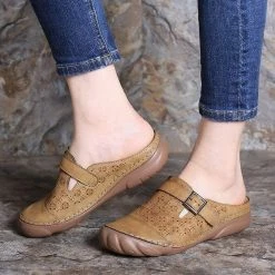 Nuheel® Clogs For Womens Summer Sandals Ladies Mule Clogs Backless Slippers Woman 50 Nuheel® Clogs For Womens Summer Sandals Ladies Mule Clogs Backless Slippers Woman