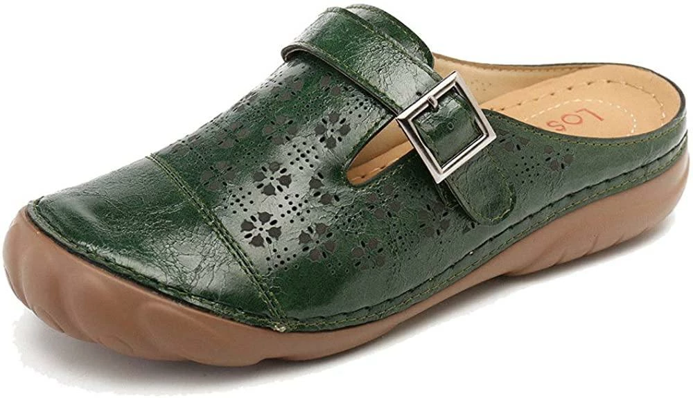 Nuheel® Clogs For Womens Summer Sandals Ladies Mule Clogs Backless Slippers Woman 24 Nuheel® Clogs For Womens Summer Sandals Ladies Mule Clogs Backless Slippers Woman