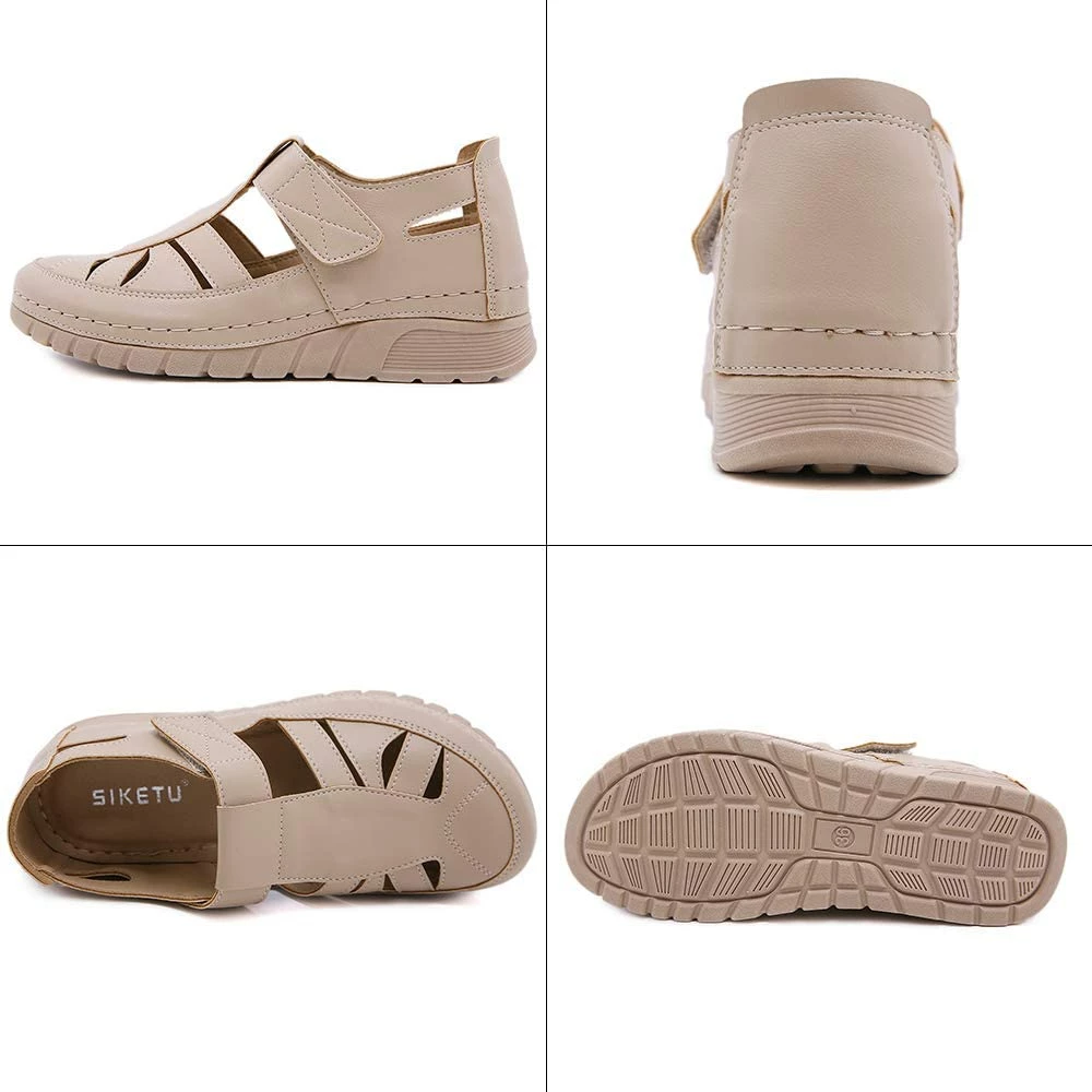 Nuheel® Sandals For Women Summer Platform Wedge Thong Sandals Close Toe Sandals Woman 11 Nuheel® Sandals For Women Summer Platform Wedge Thong Sandals Close Toe Sandals Woman