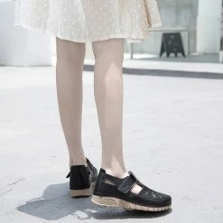 Nuheel® Sandals For Women Summer Platform Wedge Thong Sandals Close Toe Sandals Woman 43 Nuheel® Sandals For Women Summer Platform Wedge Thong Sandals Close Toe Sandals Woman