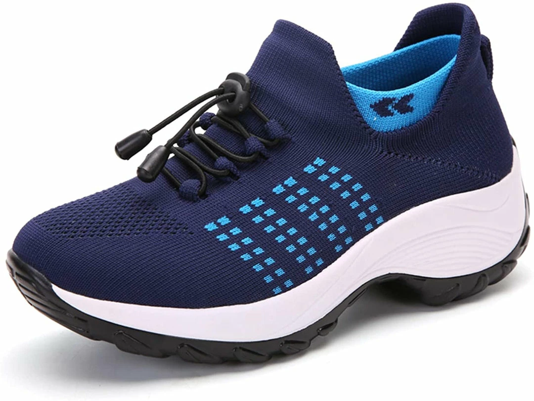 Nuheel® Woman Womens Slip On Walking Shoes Arch Support Sock Sneakers Comfy Nursing Shoes 23 Nuheel® Woman Womens Slip On Walking Shoes Arch Support Sock Sneakers Comfy Nursing Shoes